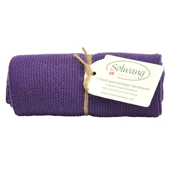 Handtuch/Gästetuch  dunkel lila